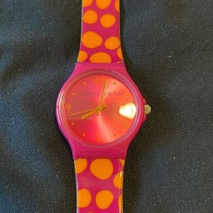 Agatha Ruiz De La Prada Pink & Orange Dot Watch